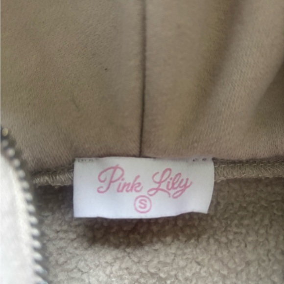 Pink Lily Tan Hooded Jacket - Picture 2 of 6